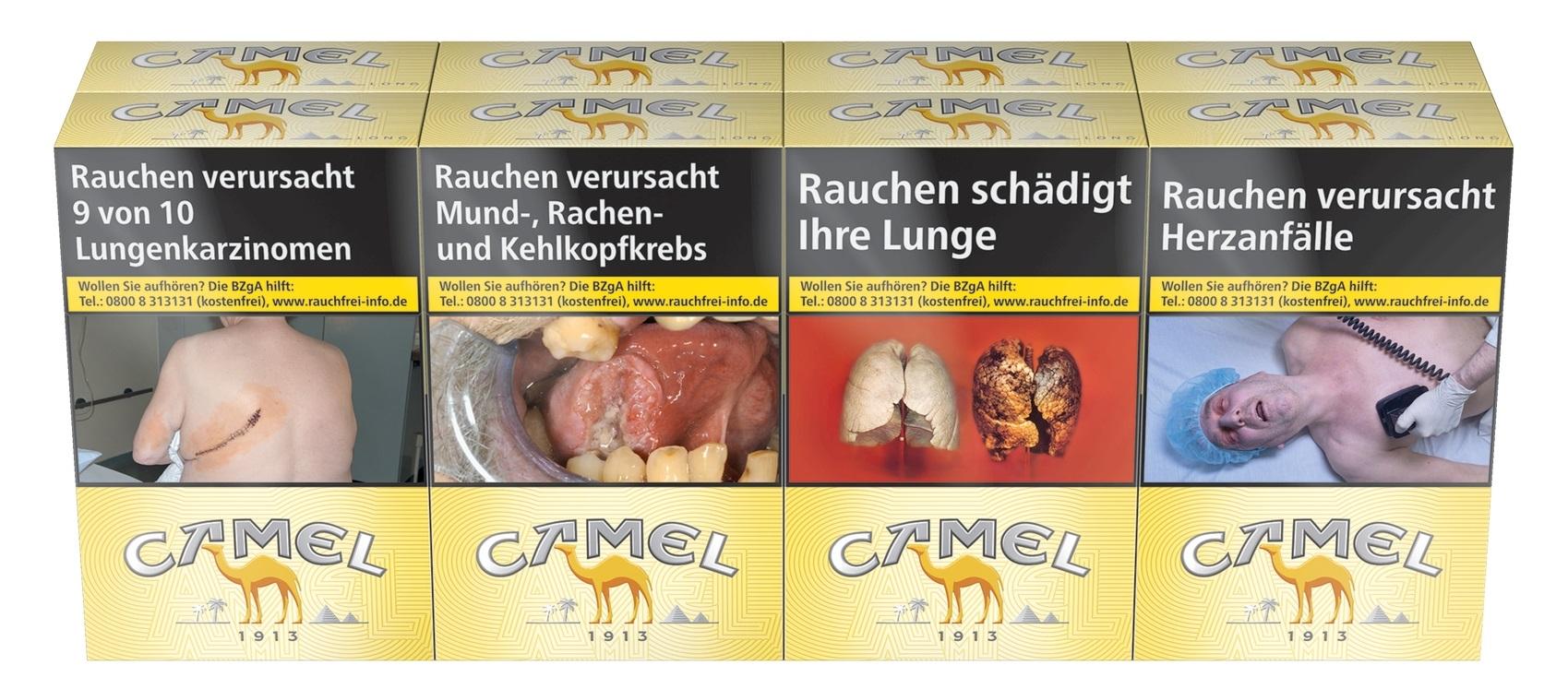 Camel Yellow Long Zigaretten 1 Stange 8x30 Stück