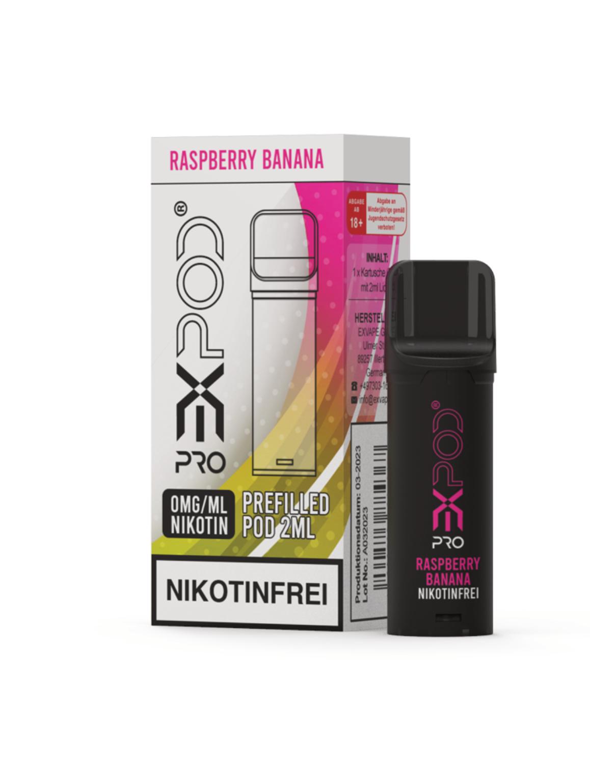 Expod Pro Pod Rasberry Banana nikotinfrei 1 Packung 1 Stück