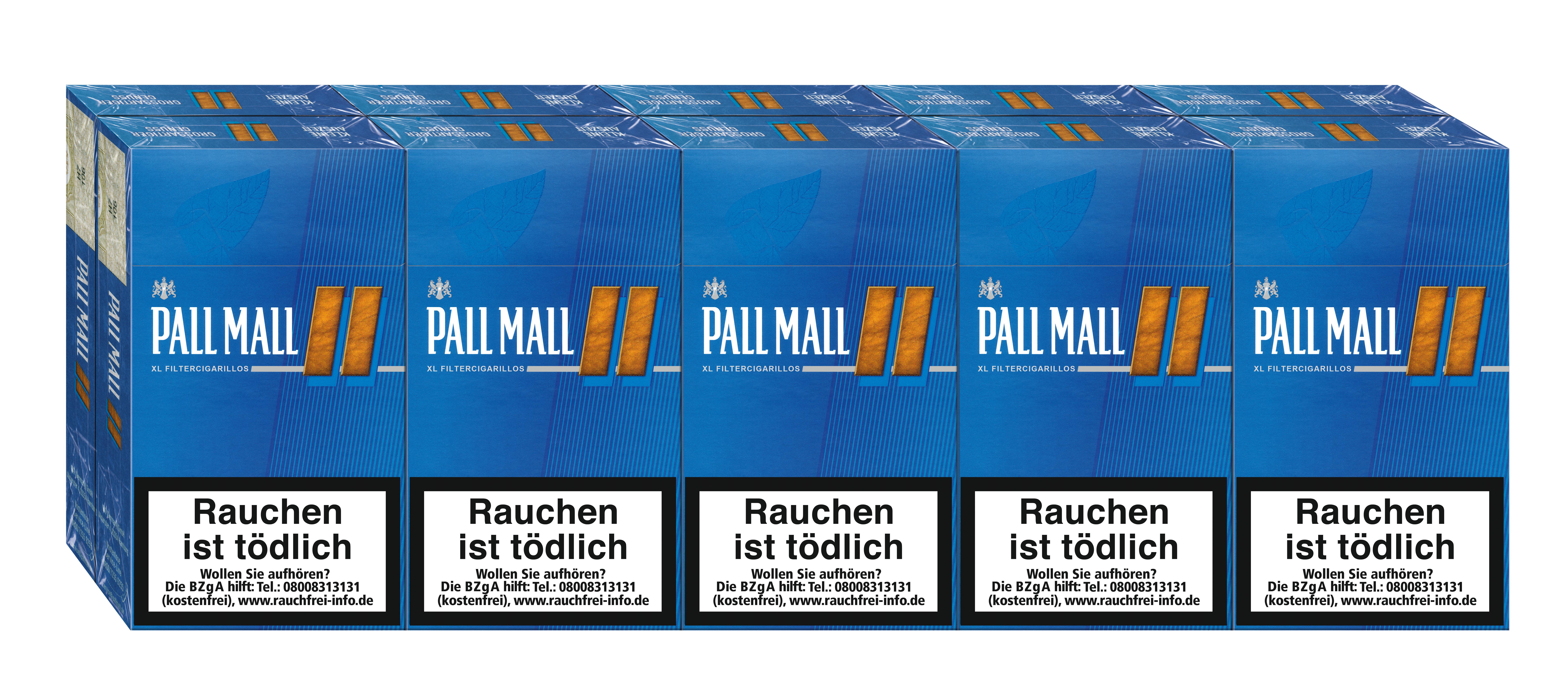 Pall Mall Filterzigarillos Blue XL 1 Stange