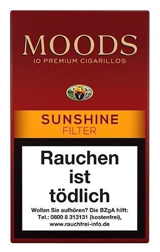 Dannemann Moods Sunshine Zigarillos 1 Stange 10x10 Stück