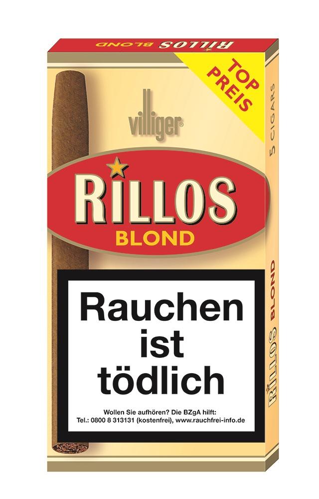 Villiger Rillos Zigarillos Vanilla Blond 1 Stange 10x5 Stück