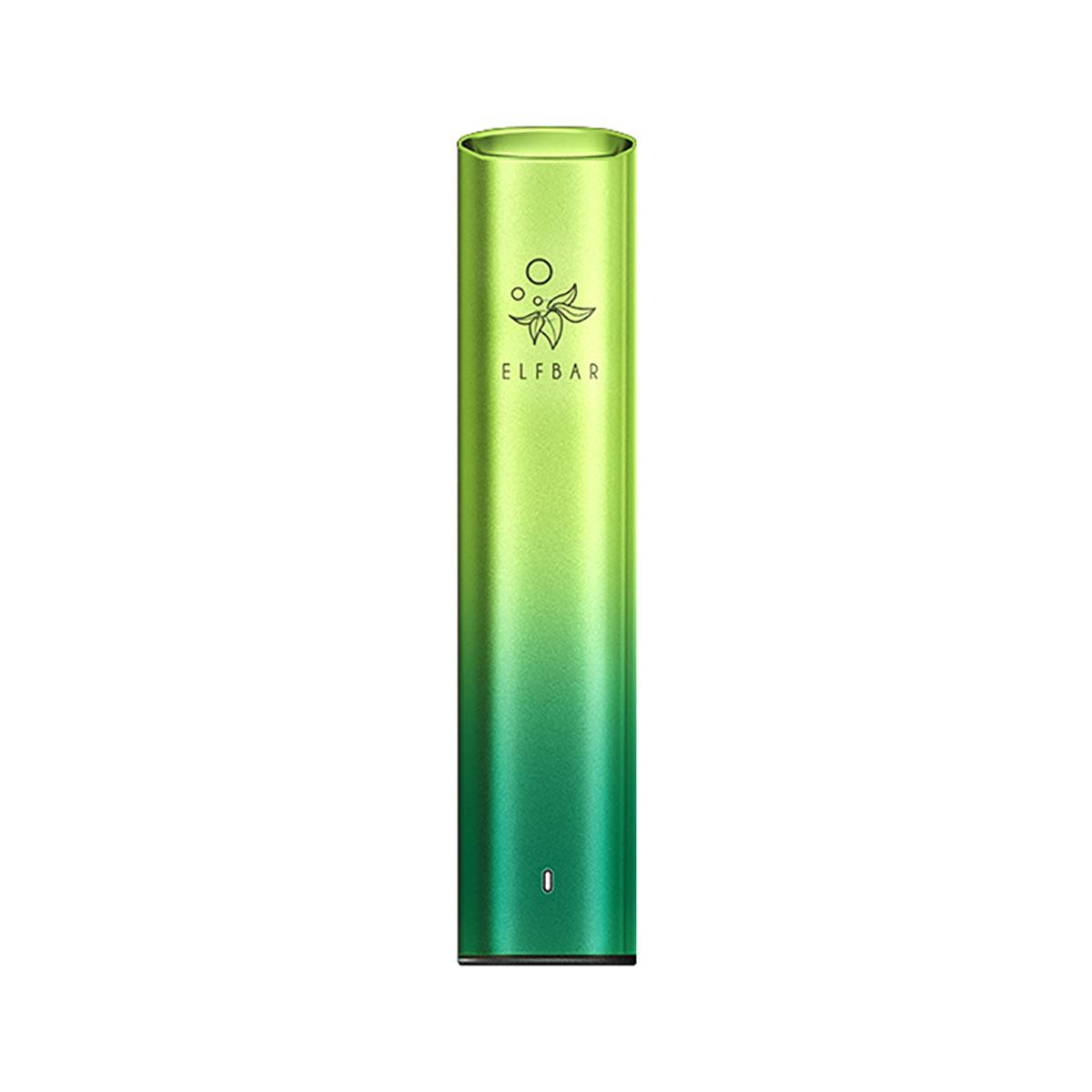 Elfbar Mate 500 Akku Pod-System in Aurora Green mit 500mAh, schlankem Design und LED-Indikator, 1 Stück.