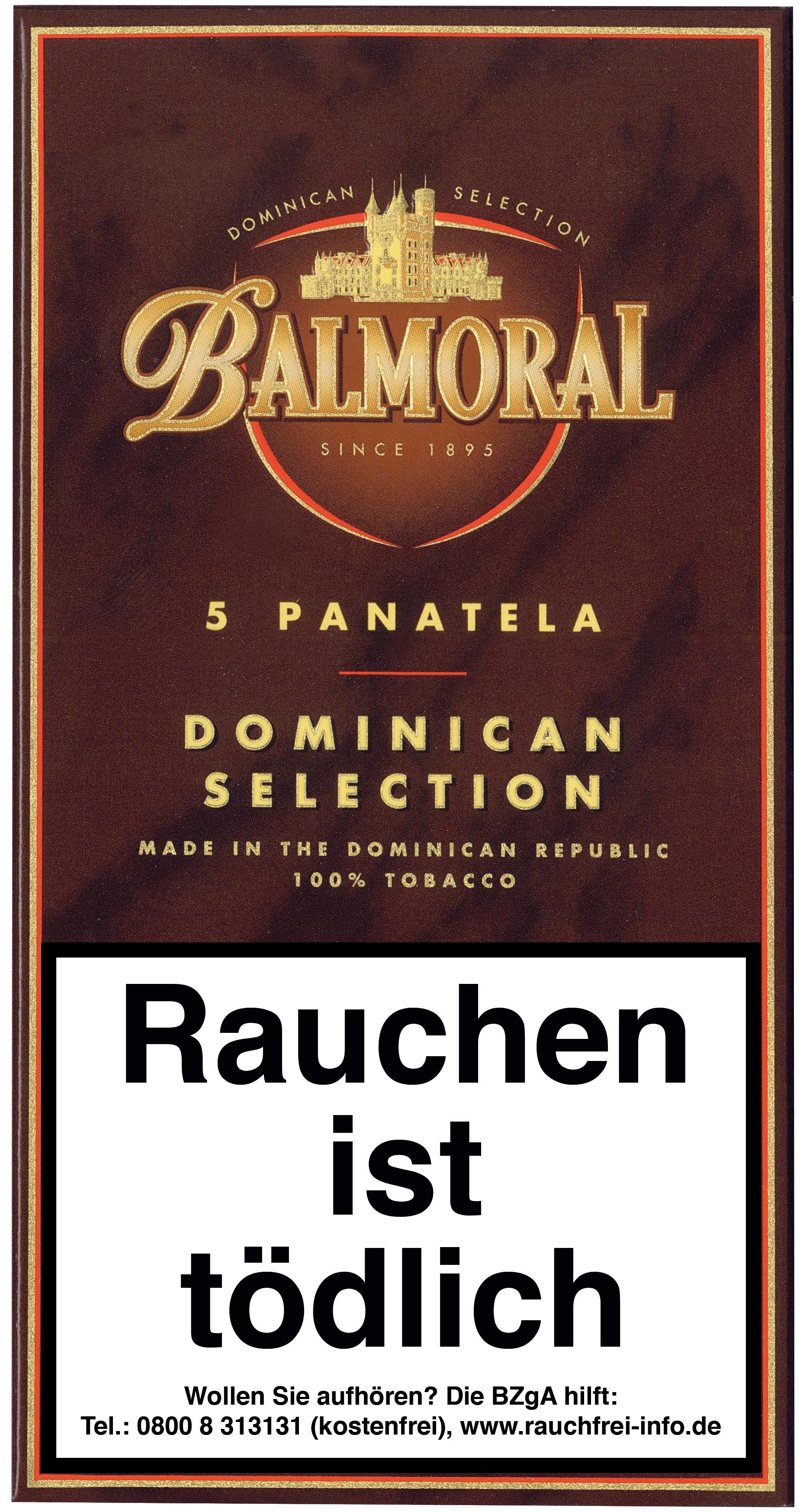 Balmoral Dominican Selection Zigarren Panatela 1 Packung