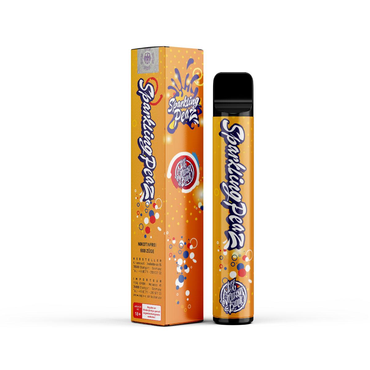187 Strassenbande Sparkling Peaz nikotinfrei 1 Packung 2 ml