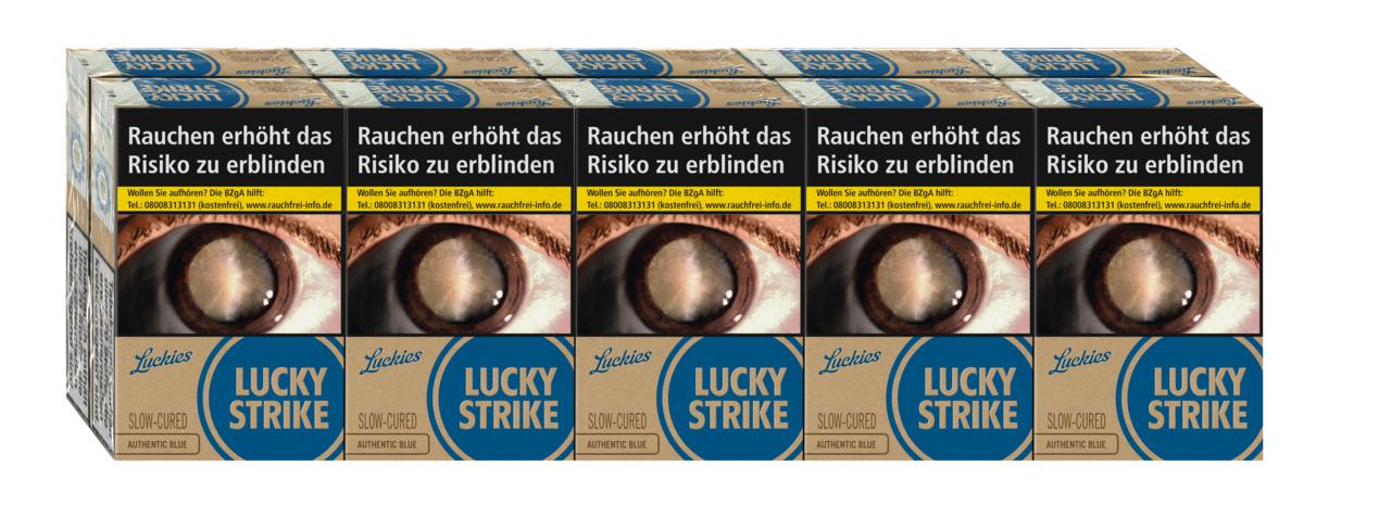 Lucky Strike Authentic Blue Zigaretten 1 Stange