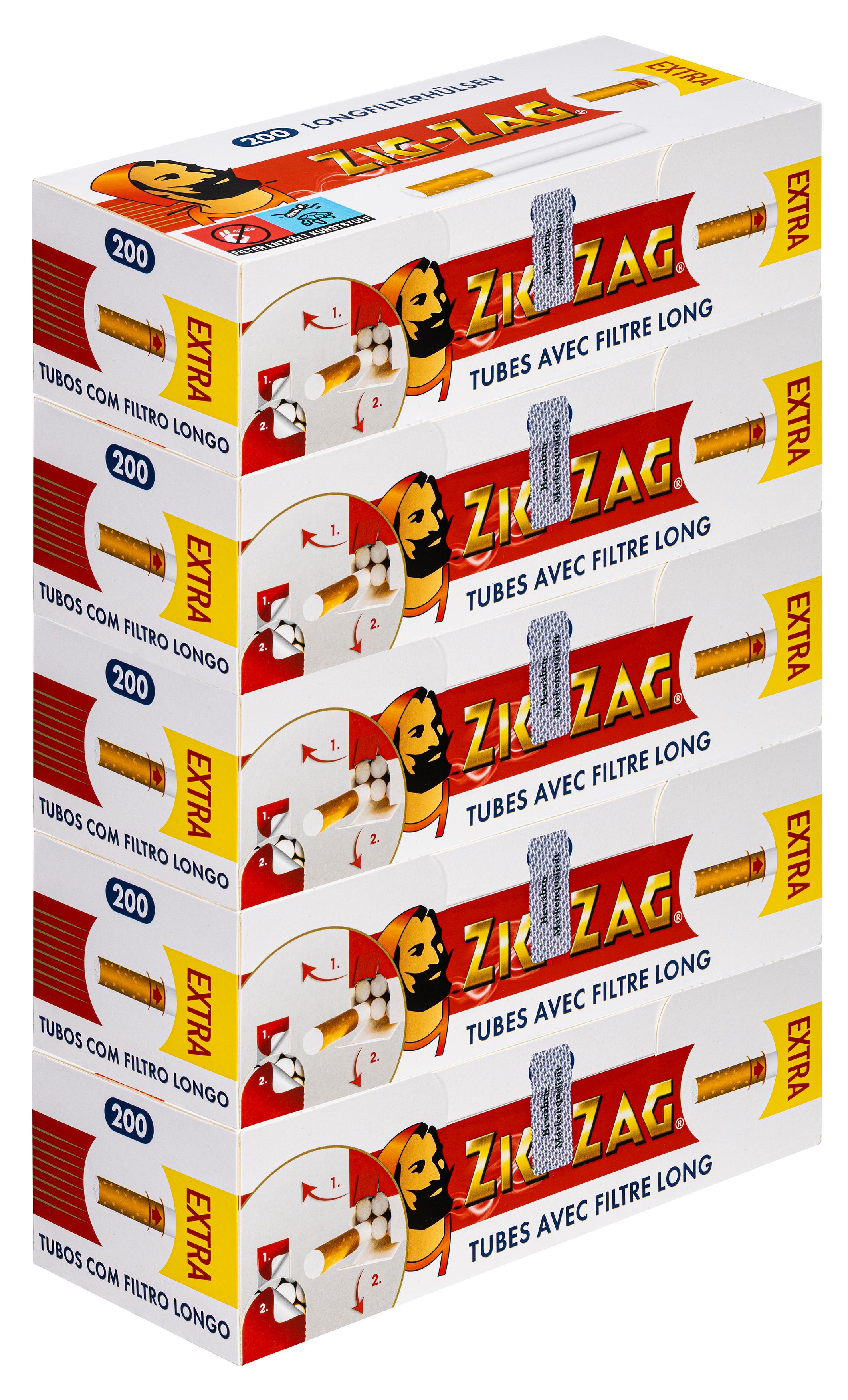 ZIG-ZAG Zigarettenhülsen Extra 1 Stange