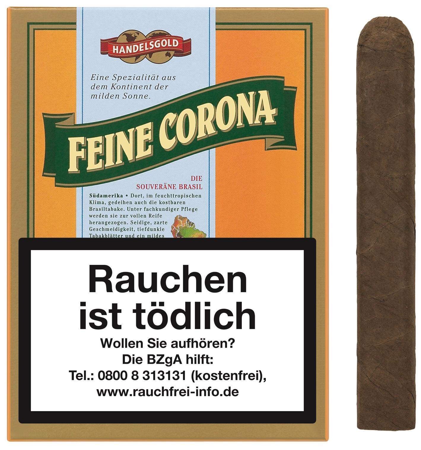 Handelsgold Feine Corona Zigarren 454 Brasil 1 Packung