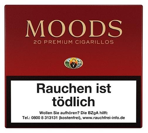 Dannemann Moods Zigarillos ohne Filter 1 Packung 20 Stück