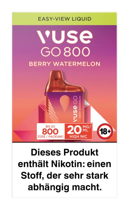 Vuse Go 800 (Box) Berry Watermelon 1 Packung 1 Stück