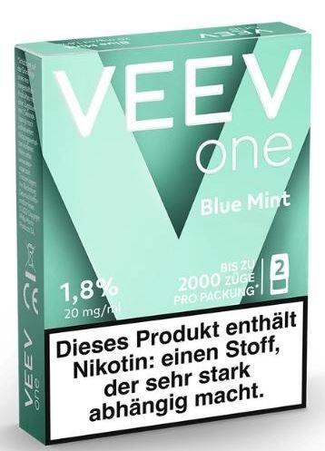 VEEV One Pod Blue Mint 20mg 1 Packung 2 Stück
