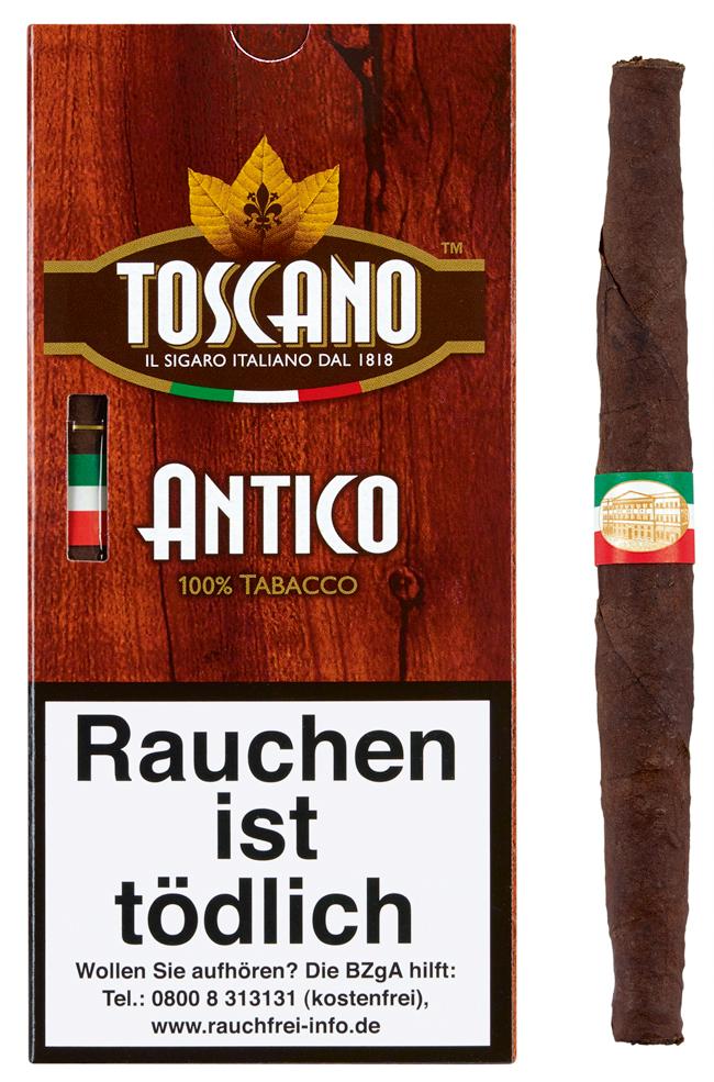 Toscano Antico Zigarren  1 Packung 5 Stück