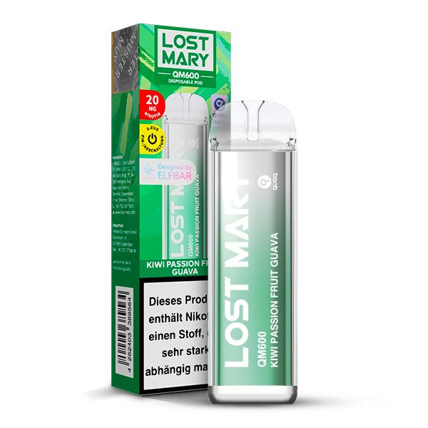 Lost Mary QM600 Kiwi Passion Fruit 1 Packung