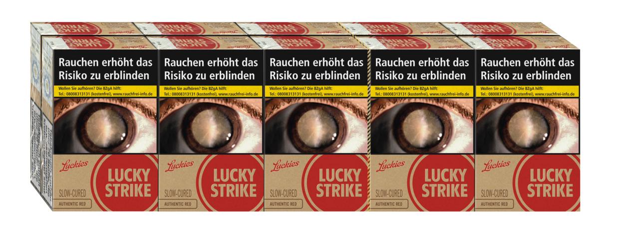 Lucky Strike Authentic Red Zigaretten 1 Stange