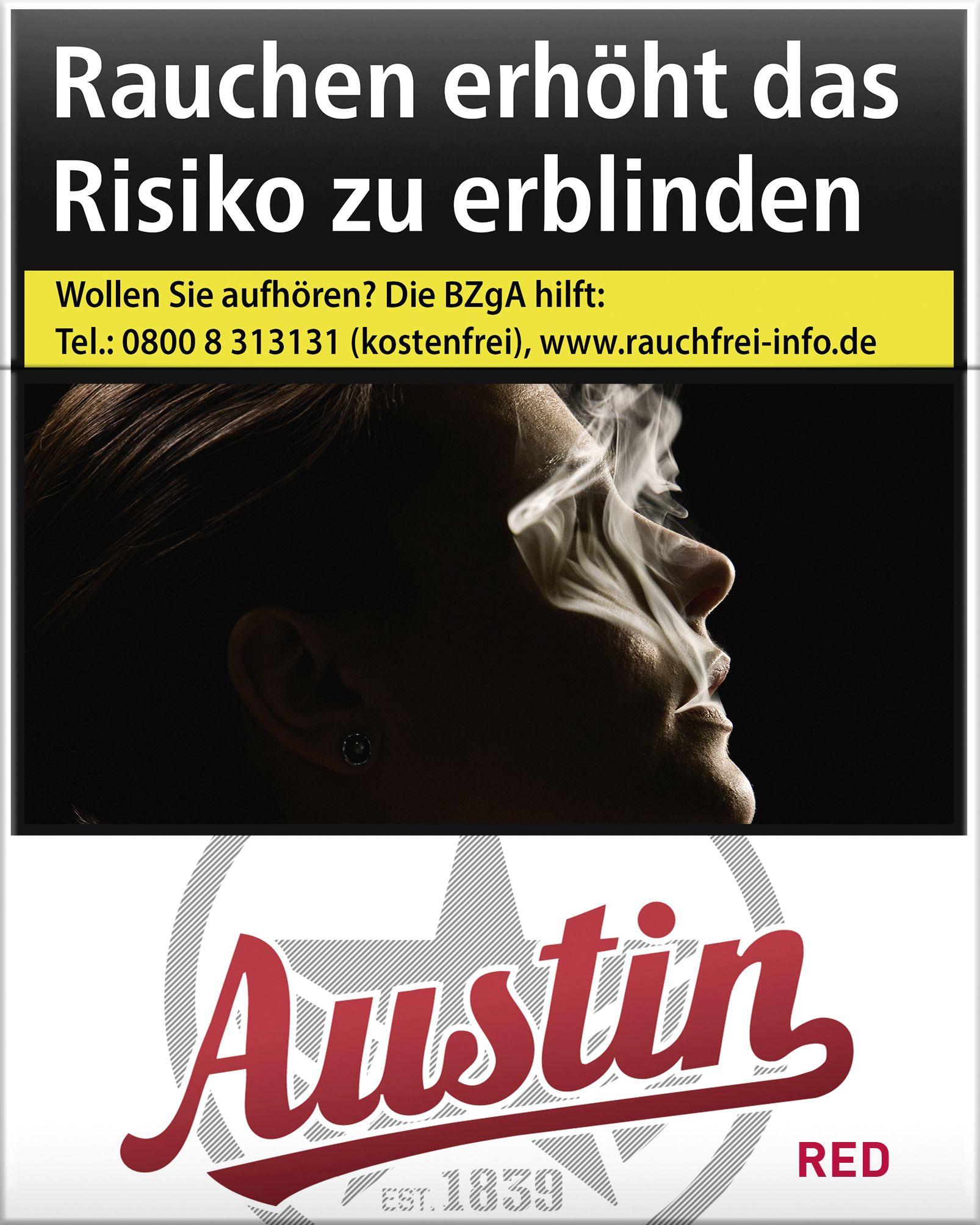 Austin Red Zigaretten XL 1 Packung