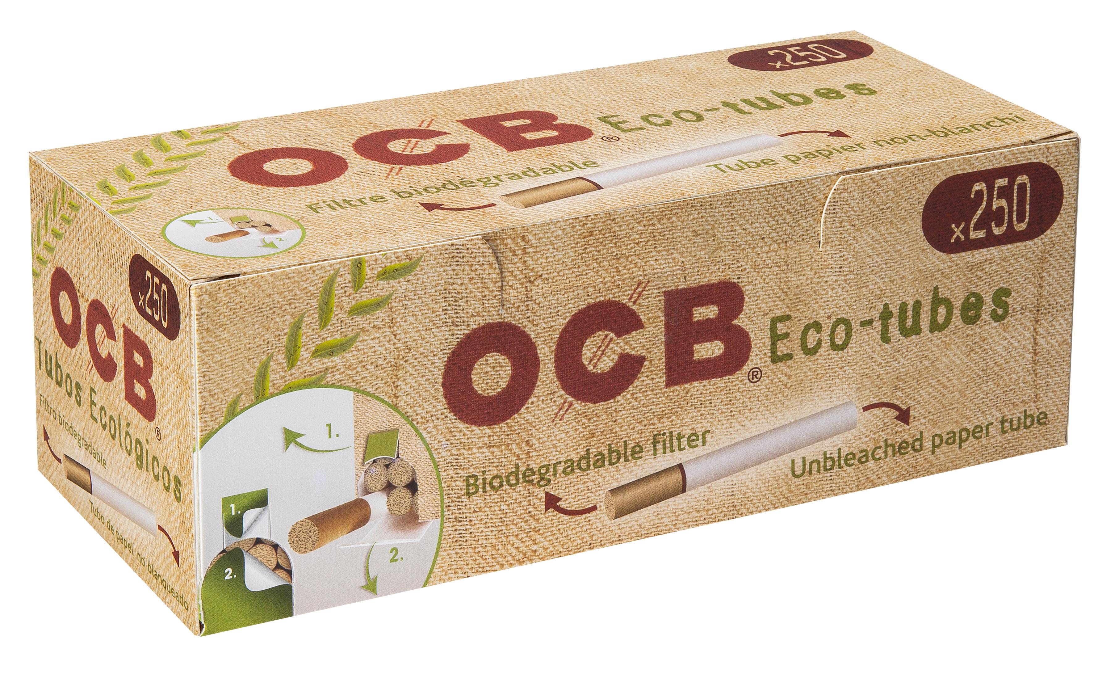 OCB Filterhülsen Organic 1 Packung 250 Stück