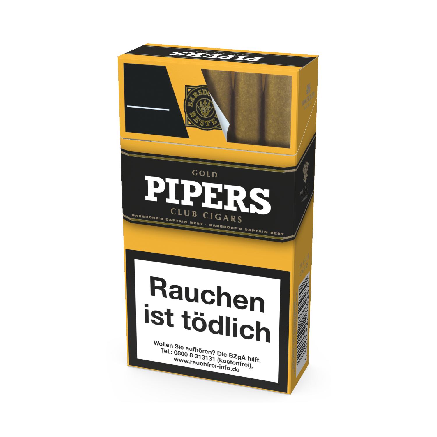 Pipers Zigarillos Little Cigars Vanilla/Gold 1 Stange