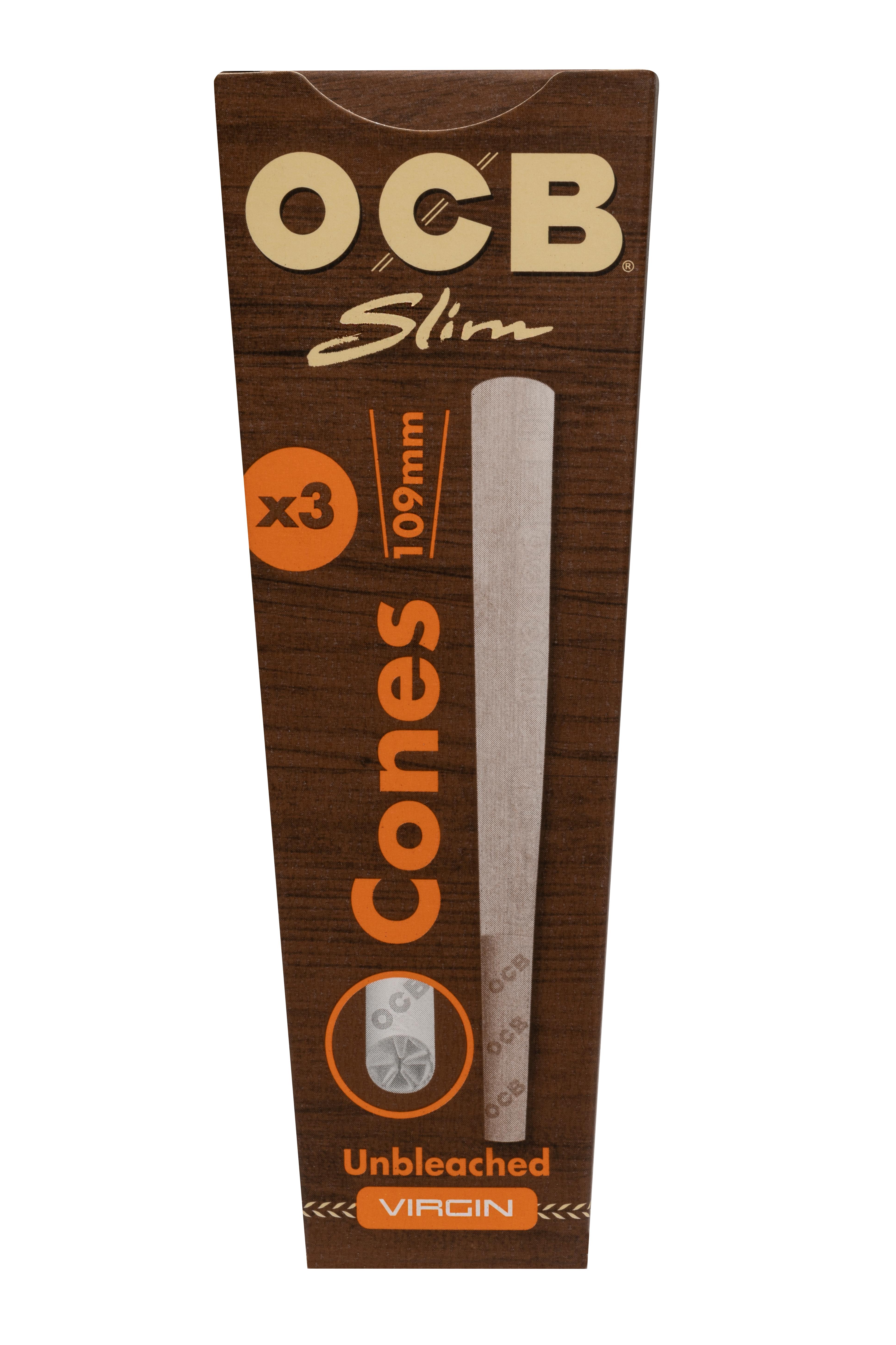 OCB Unbleached Cones 1 Packung 3 Stück