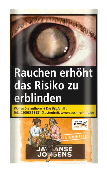 Javaanse Jongens Zigarettentabak Classic 1 Gebinde 6x30 Gramm