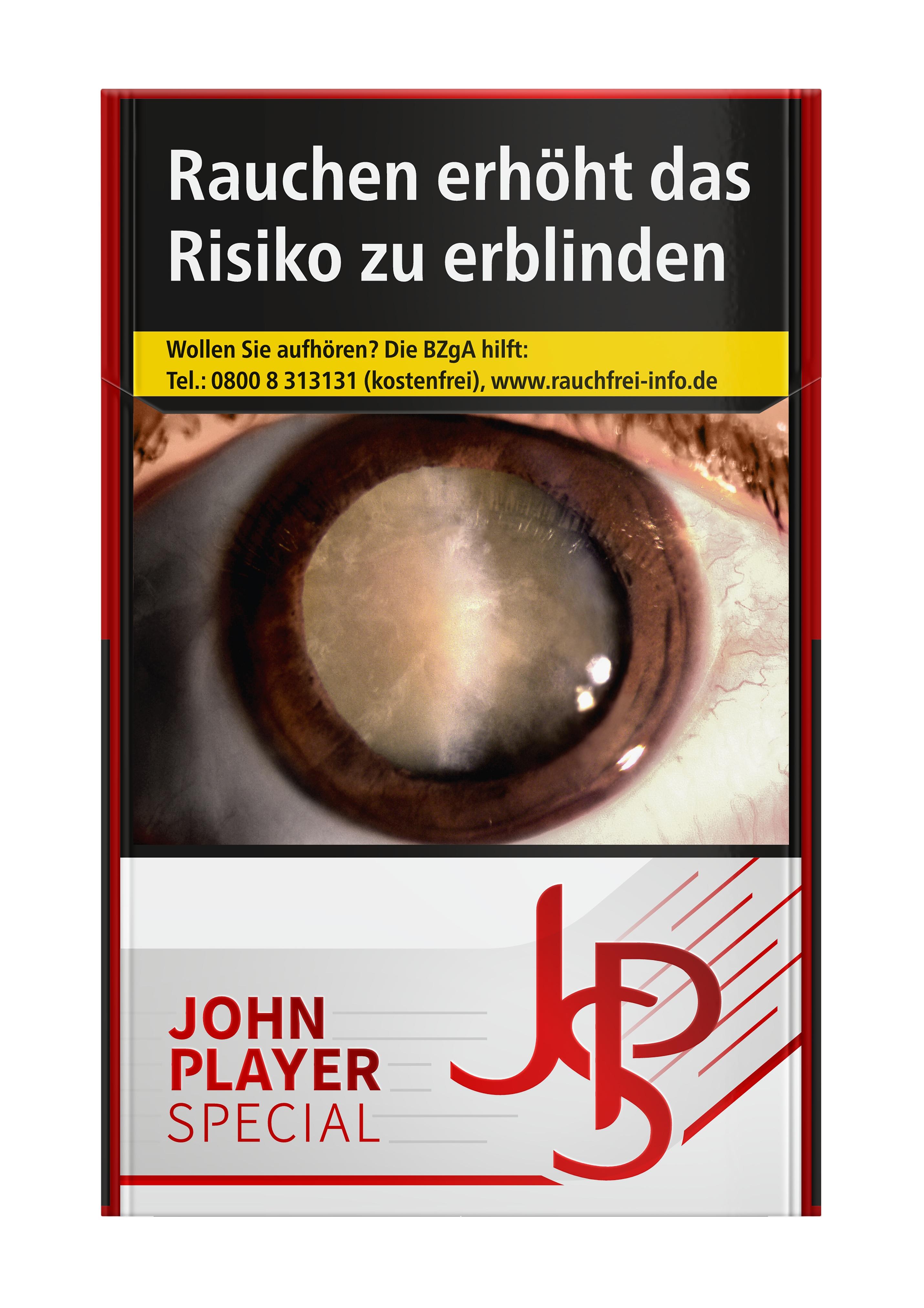 John Player Special Red Zigaretten als Stange (10 Packungen á 21 Stück) mit Filter und Tabakmischung Virginia, Burley, Orient.