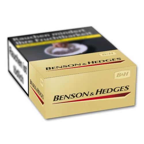 Benson & Hedges Zigaretten Gold L 1 Packung