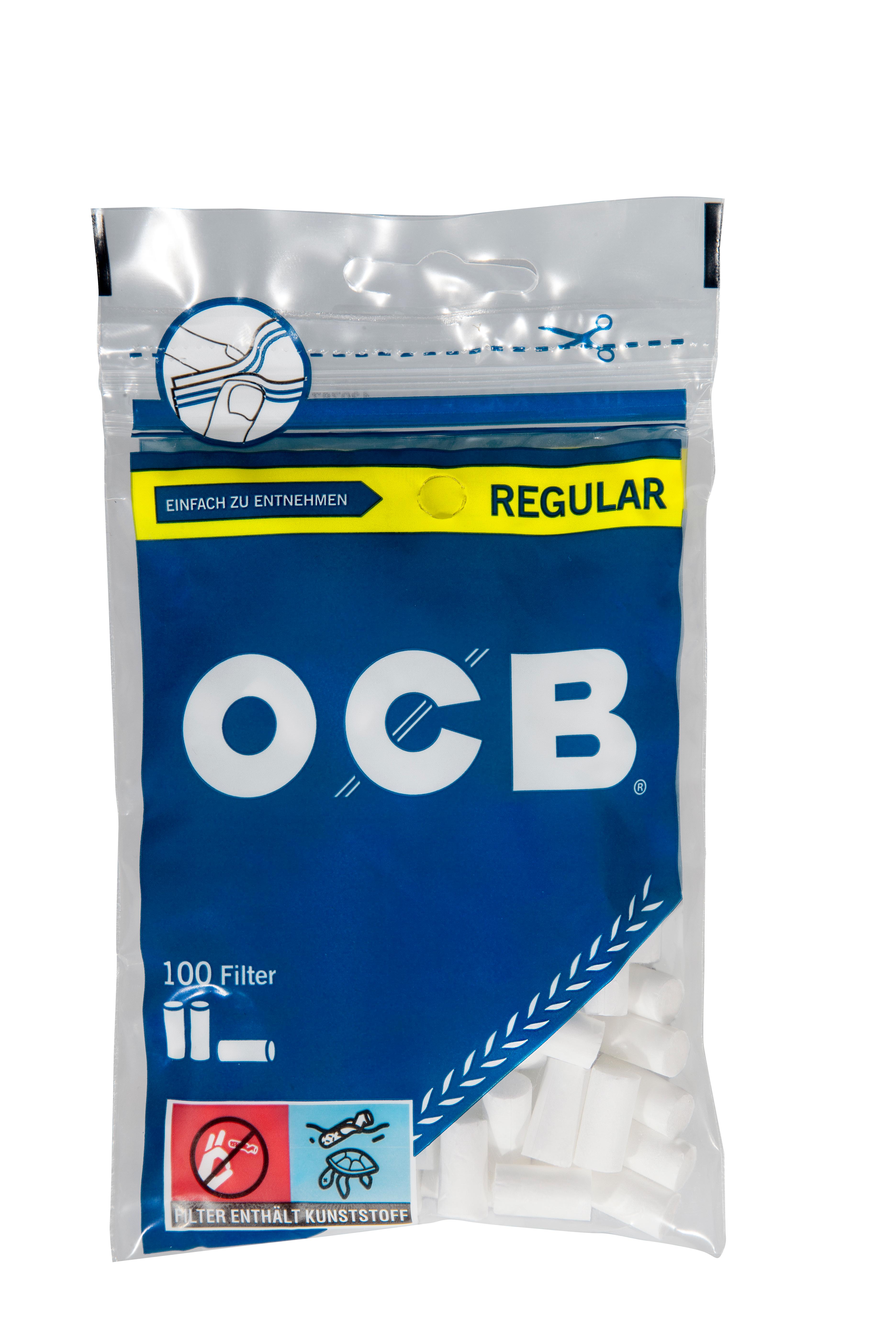 OCB Drehfilter Regular 1 Packung 100 Stück