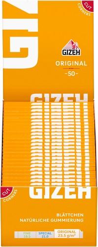 Gizeh Zigarettenpapier Gelb 1 Stange