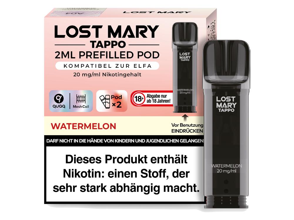Lost Mary TAPPO Pods Watermelon 1 Packung 2 Stück