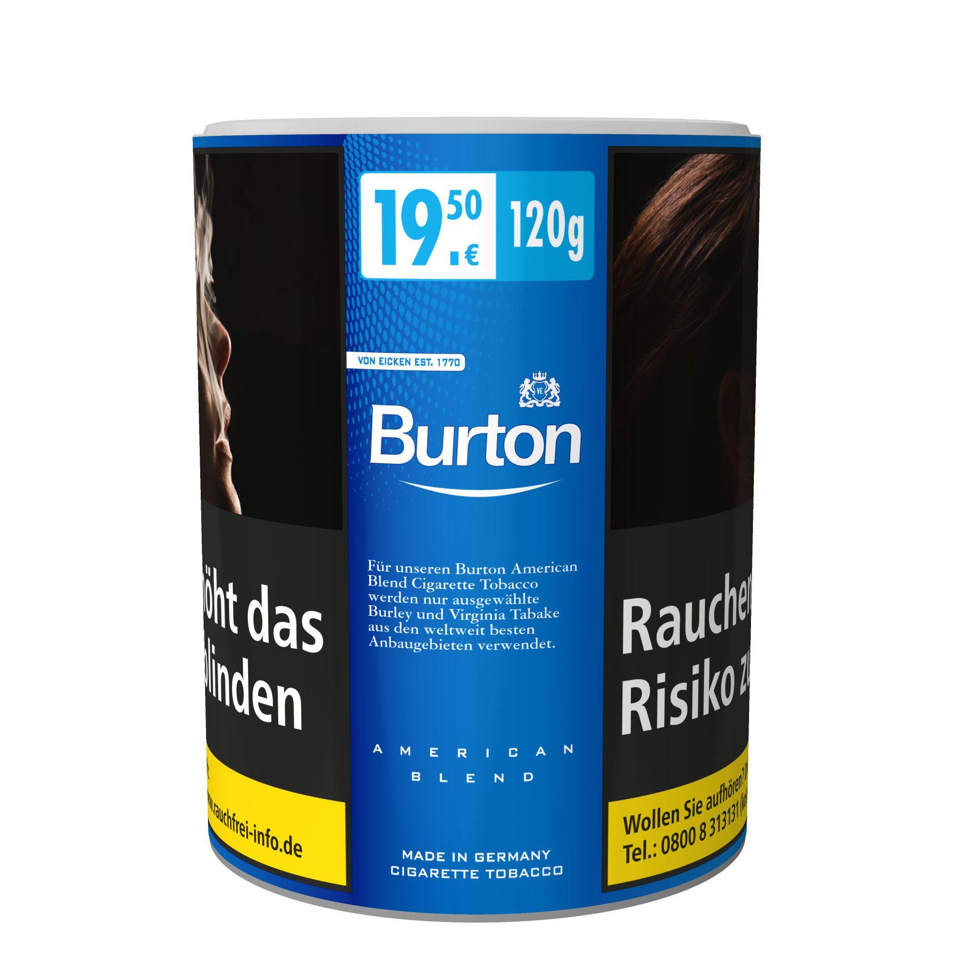 Burton Zigarettentabak Blau 1 Dose