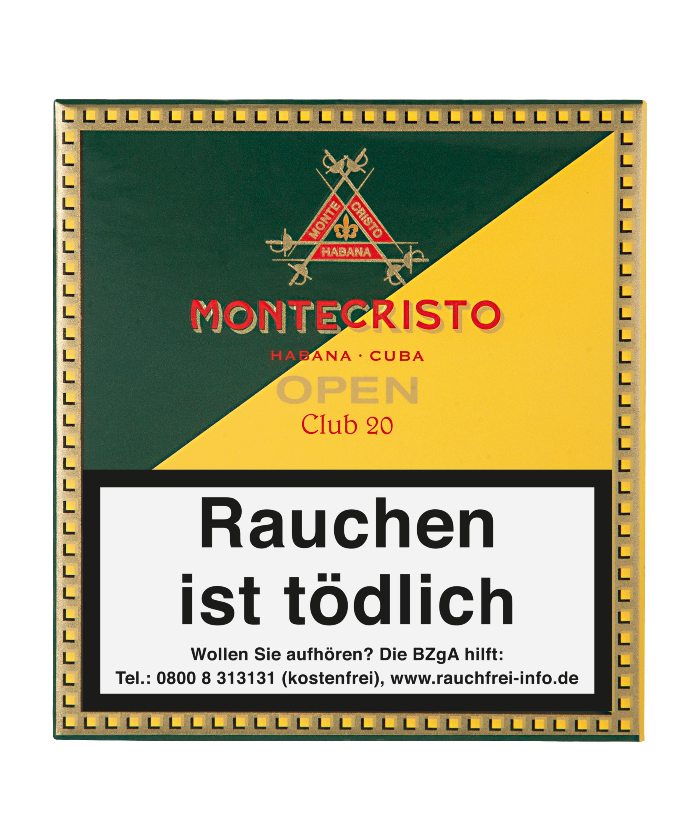 Montecristo Zigarillos Open Club 1 Packung