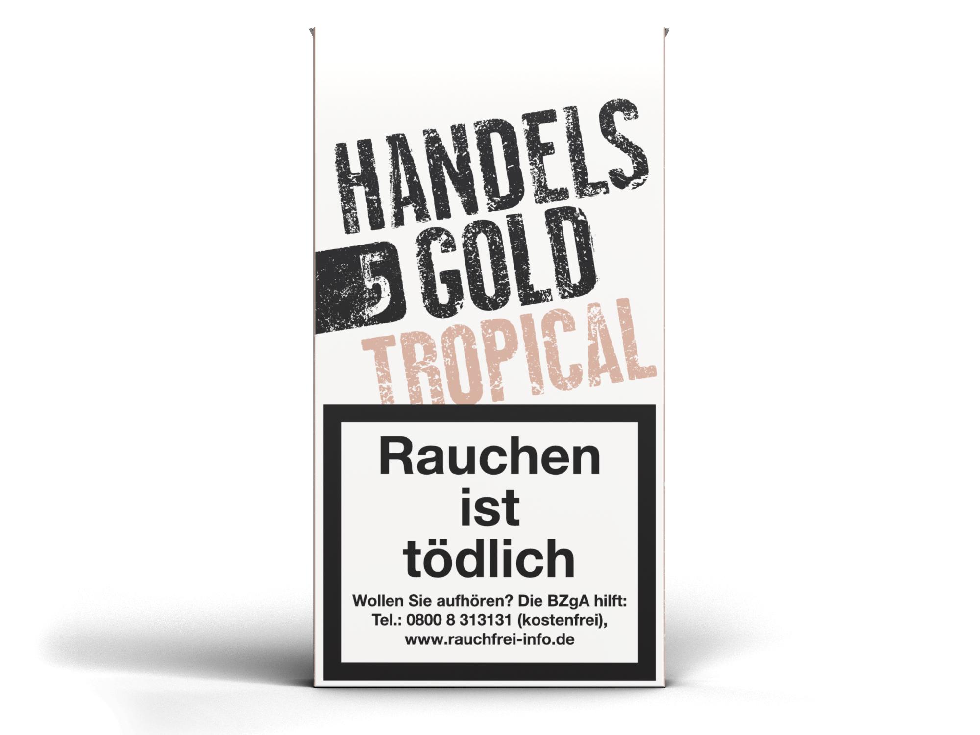 Handelsgold Zigarillos 190 Tropical 1 Stange 10x5 Stück