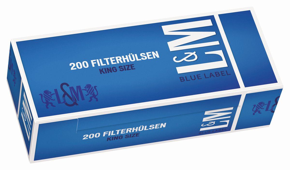 L&M Blue Label Zigarettenhülsen 1 Stange 5x200 Stück