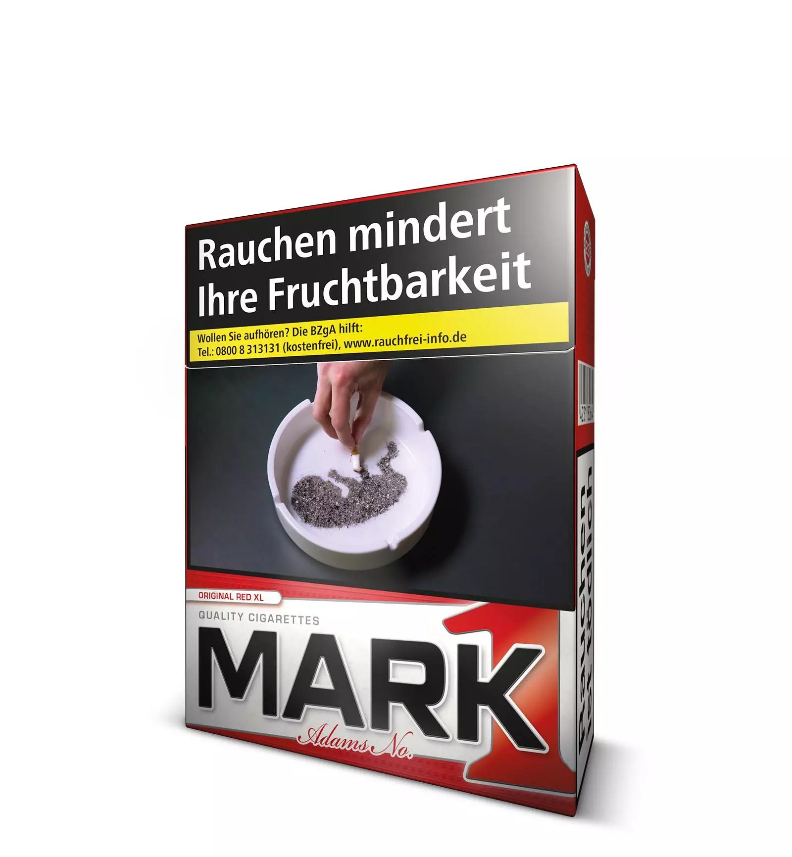 Mark 1 Red XL Zigaretten 1 Packung 25 Stück