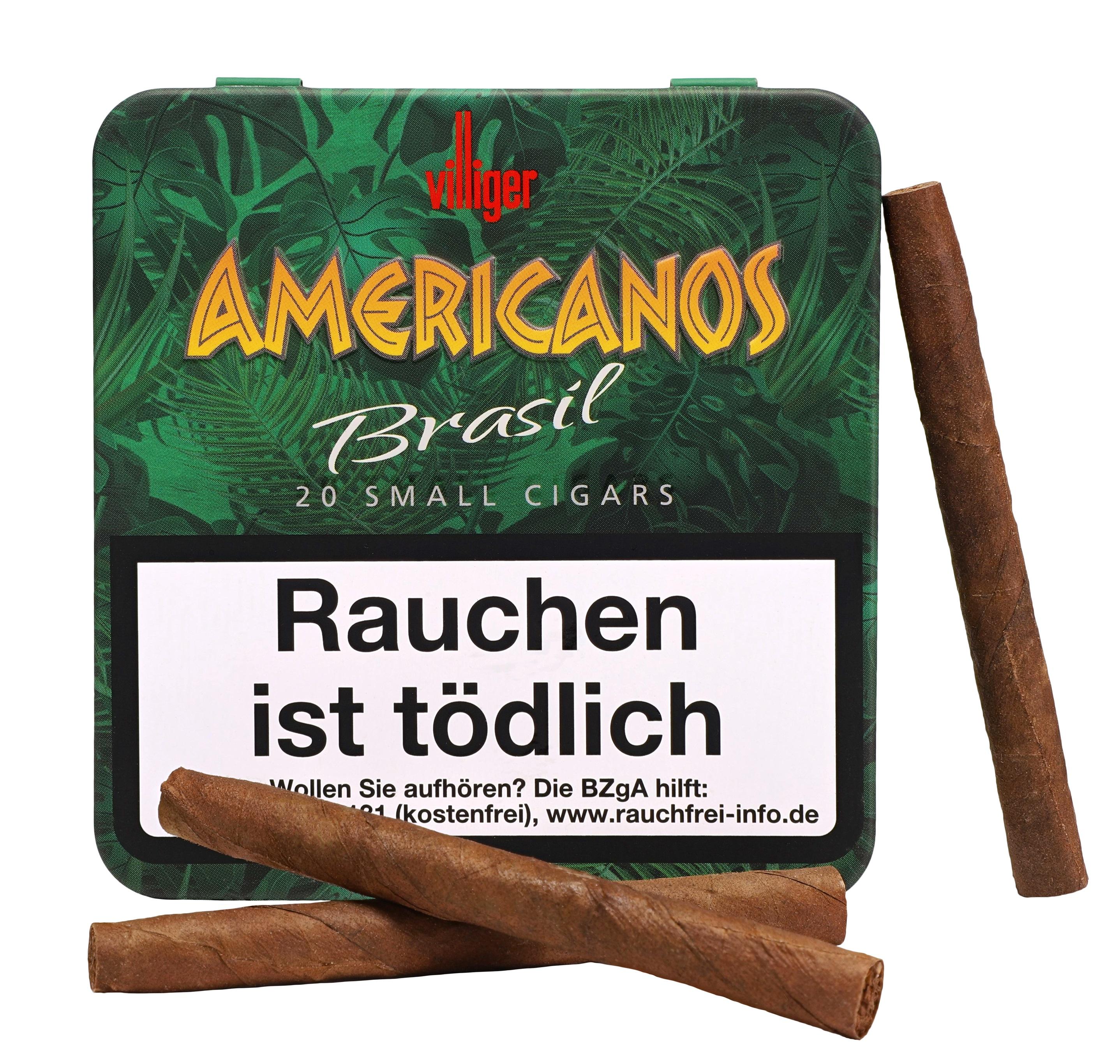 Villiger Americanos Brasil  1 Packung 20 Stück
