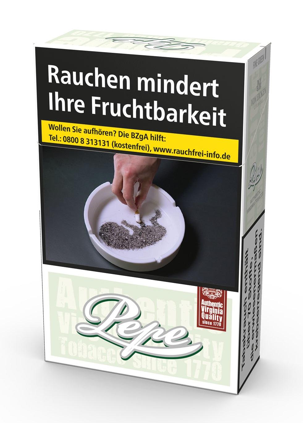 Pepe Zigaretten Fine Green 1 Packung 20 Stück