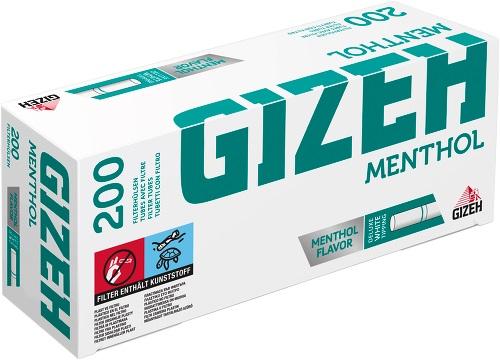 Gizeh Menthol Filterhülsen 1 Packung 200 Stück