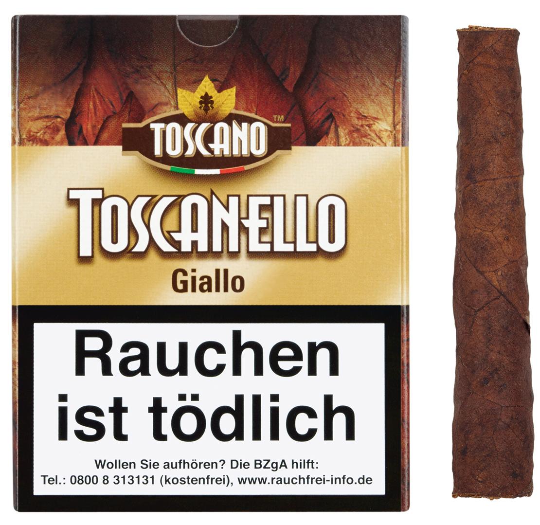 Toscanello Giallo (Vaniglia) Zigarillos 1 Packung 5 Stück