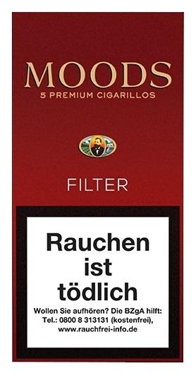 Dannemann Moods Filter Zigarillos 1 Stange 10x5 Stück