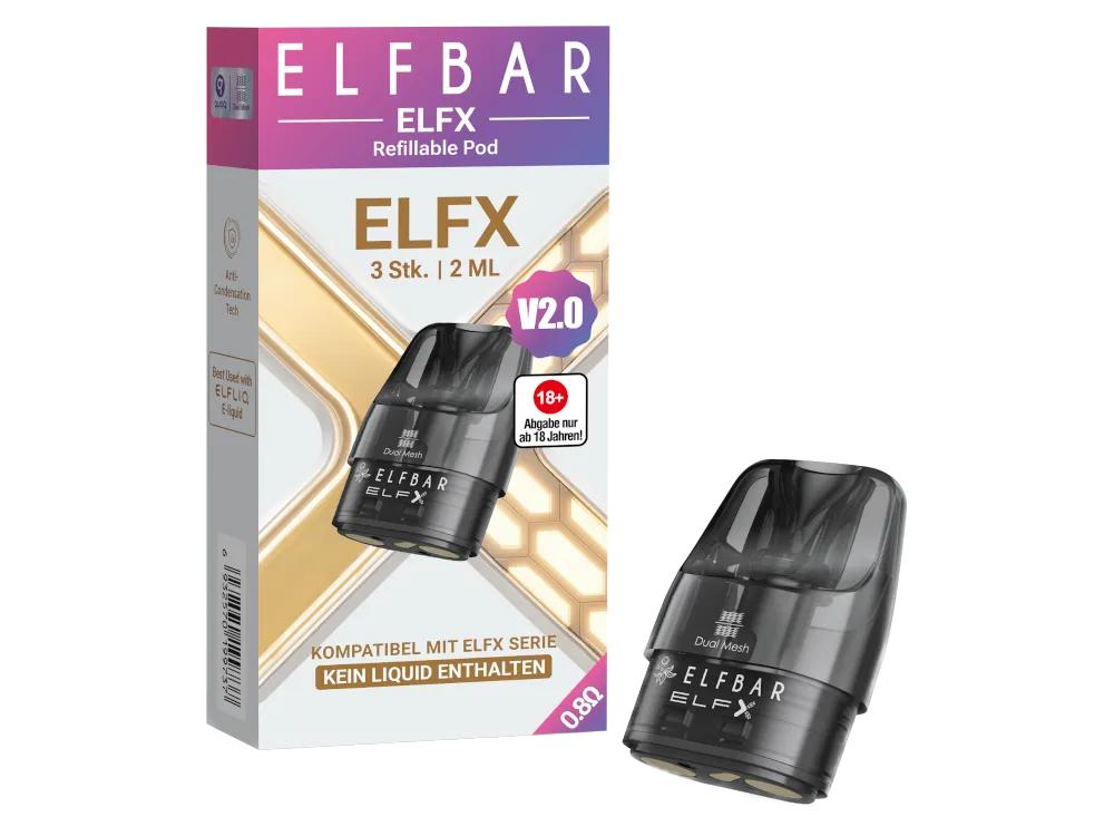 Elfbar Elfx V2.0 0,8 Ohm Pod  1 Packung 3 Stück