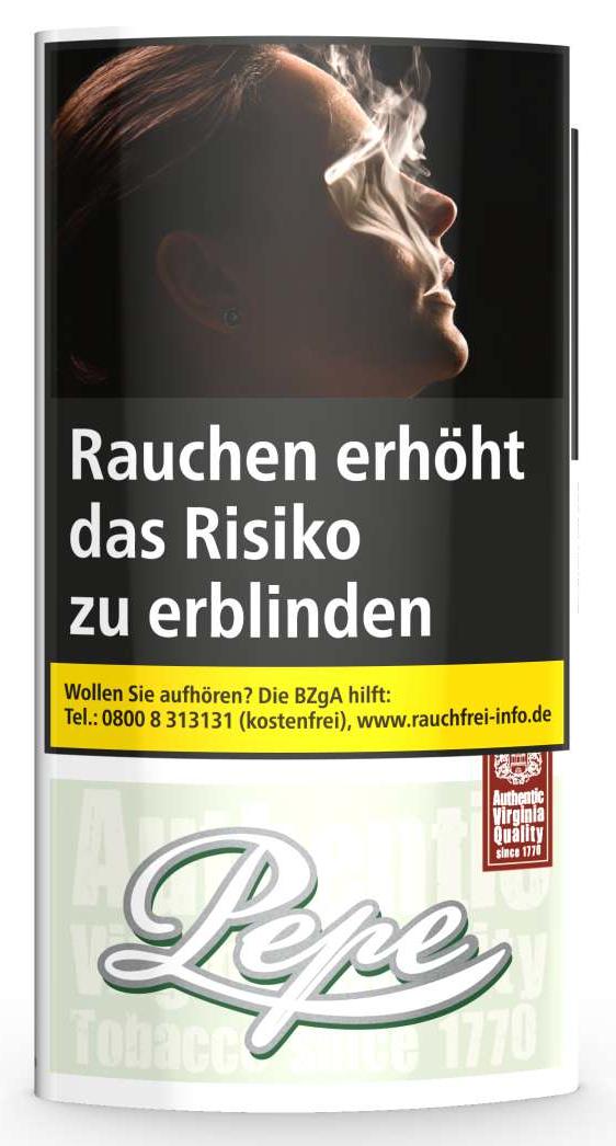 Pepe Zigarettentabak Fine Green 1 Pouch 30 Gramm
