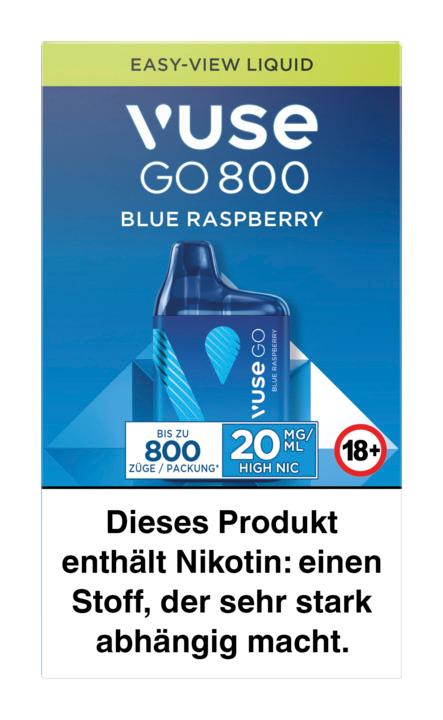 Vuse Go 800 (Box) Blue Raspberry 1 Packung