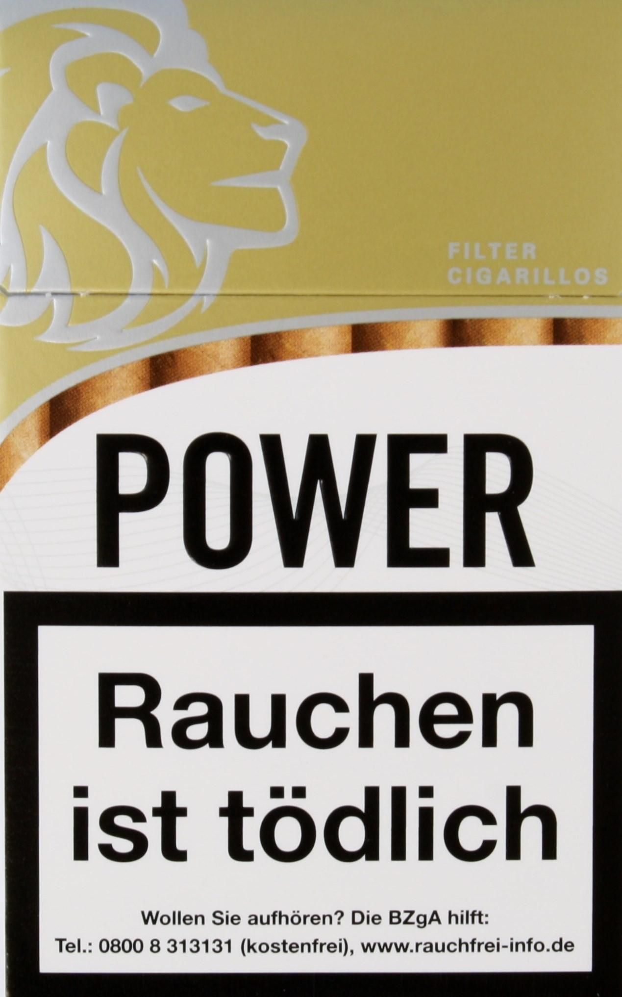 Power Gold Filter Zigarillos 1 Stange