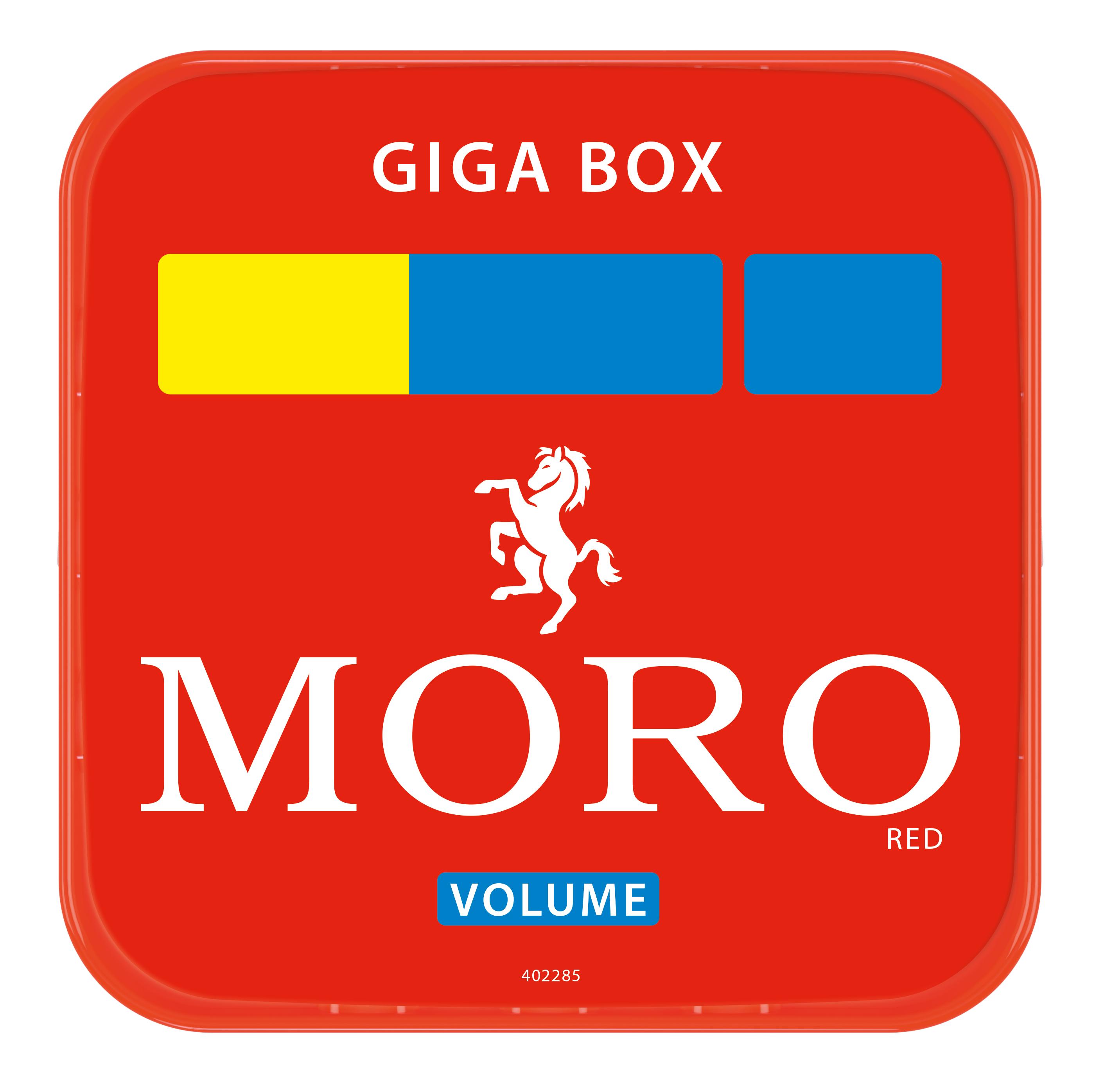 Moro Volumentabak rot Giga Box 1 Eimer 235 Gramm