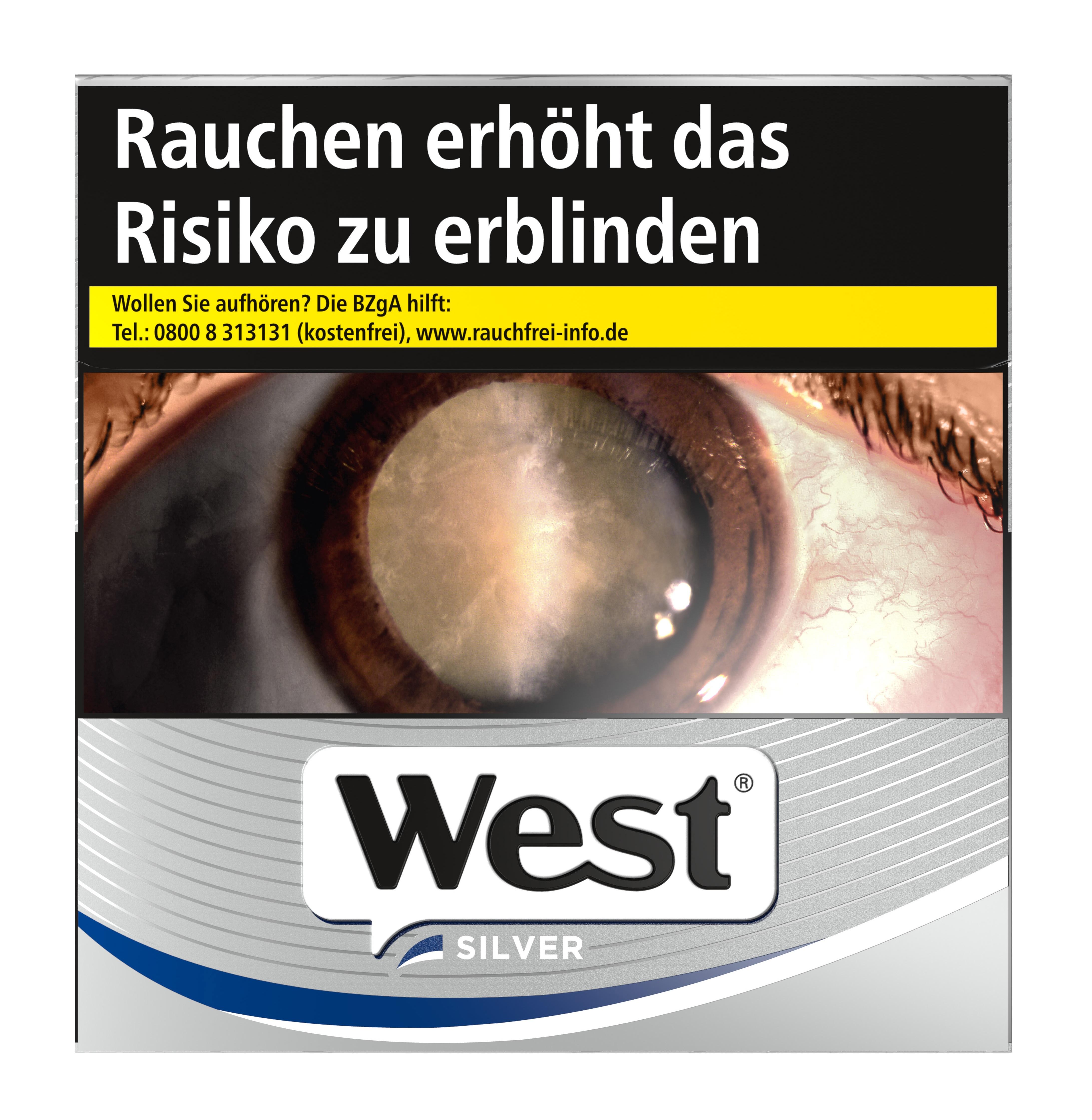 West Silver Zigaretten 1 Stange 6x50 Stück