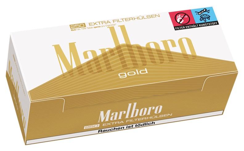 Marlboro Gold Zigarettenhülsen Extra 1 Stange 4x250 Stück