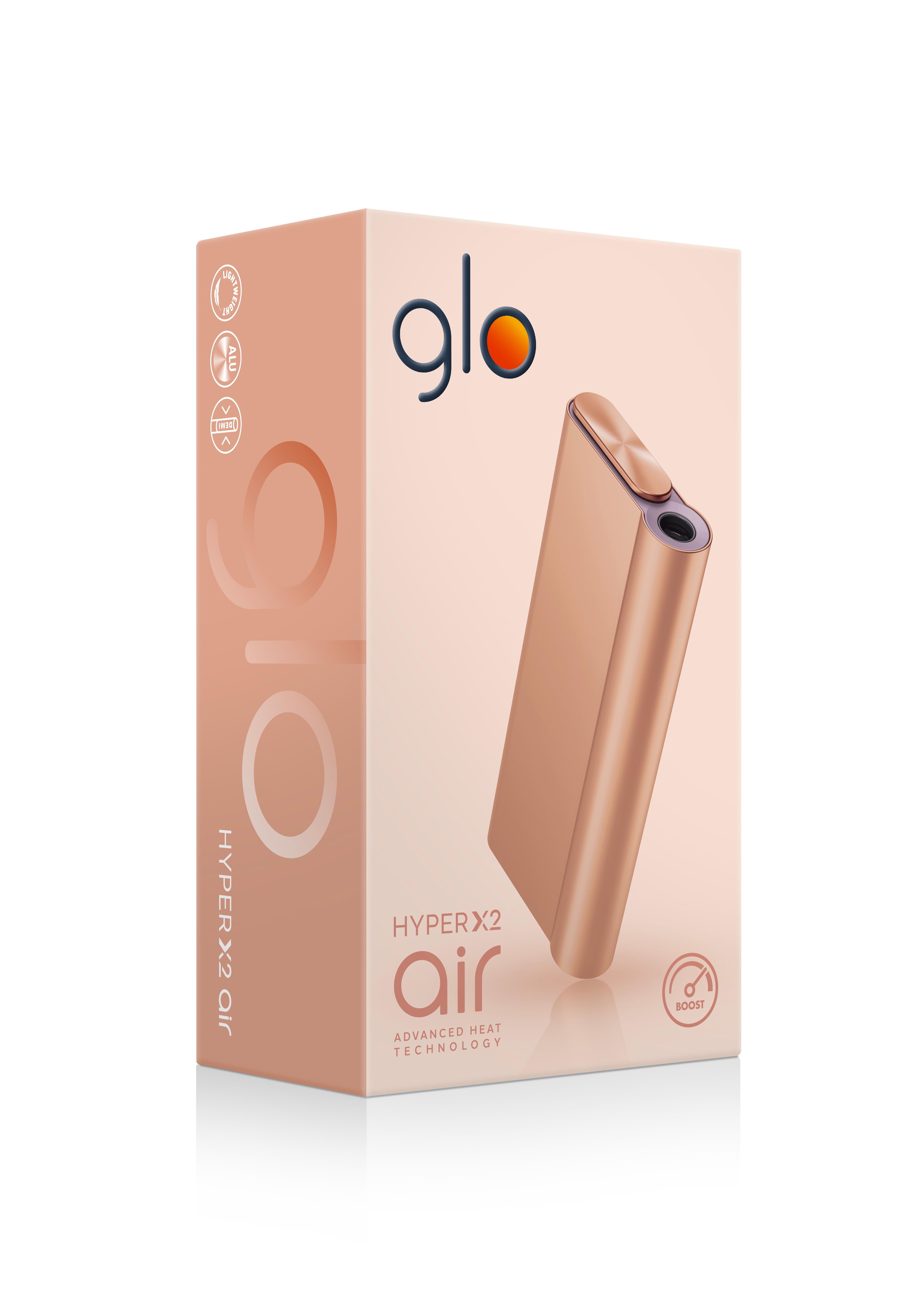 glo hyper X2 Air Device Kit Rosey Gold 1 Packung
