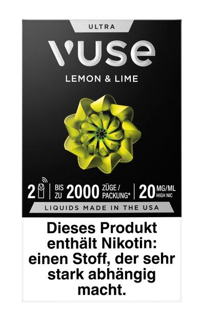 Vuse Ultra Lemon&Lime 20mg 1 Packung 2 Stück