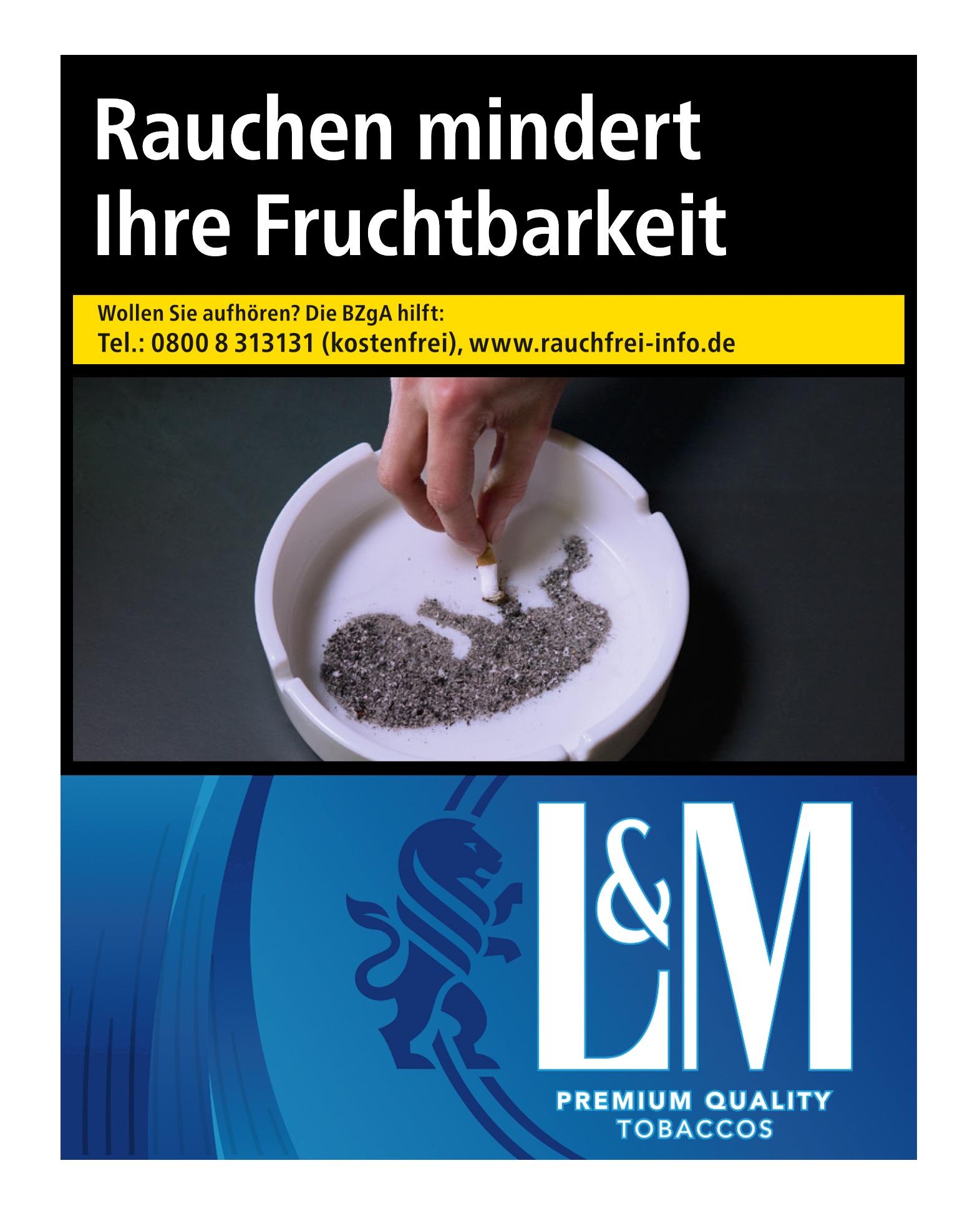 L&M Blue 4XL Zigaretten 1 Packung 37 Stück