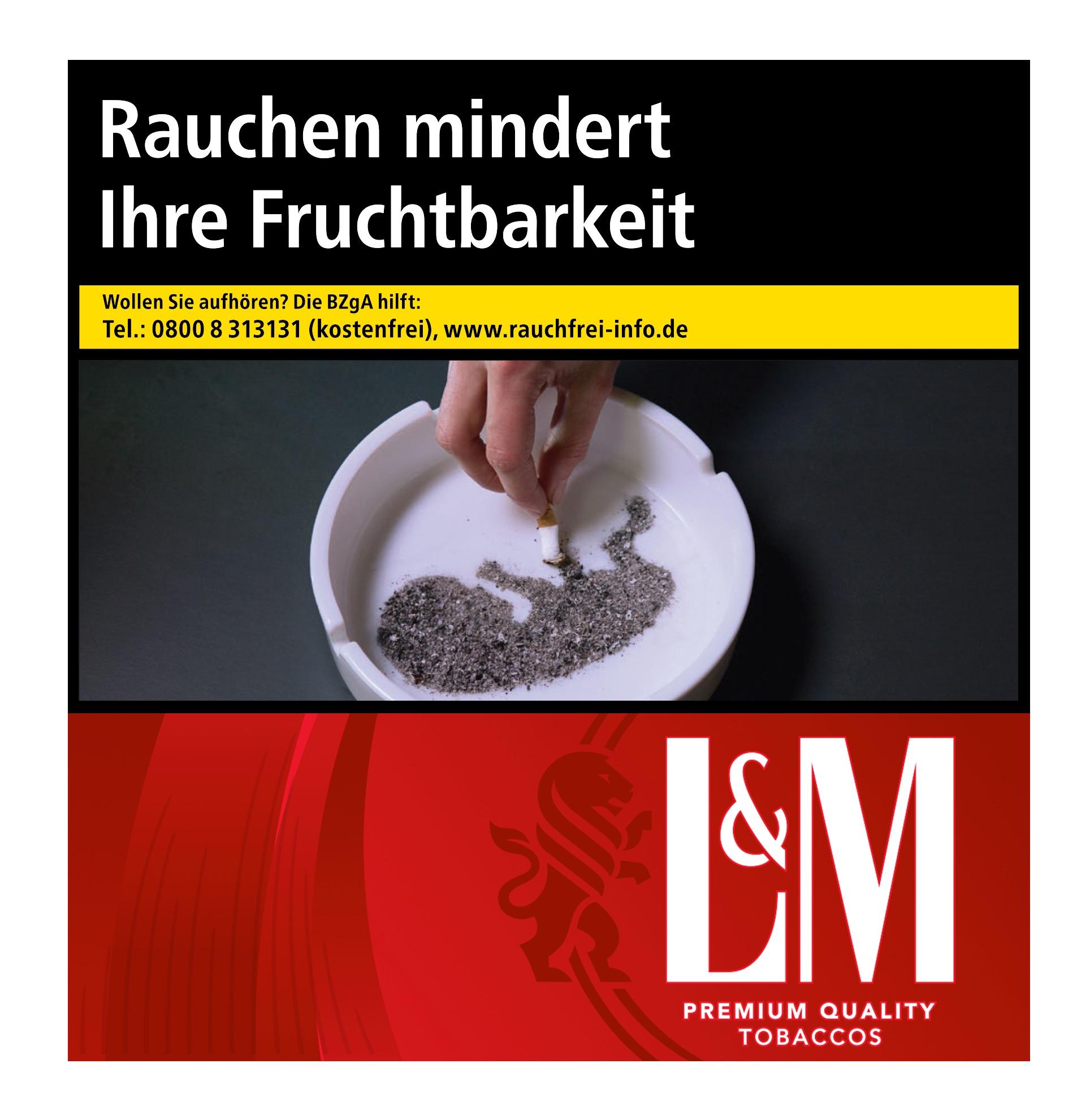 L&M Red 7XL Zigaretten 1 Packung 56 Stück