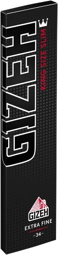 Gizeh Black King Size Slim Zigarettenpapier 1 Packung 34 Stück