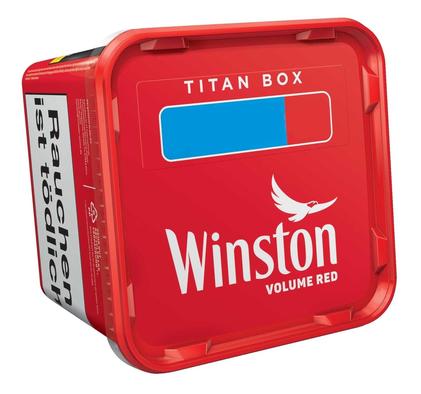 Winston Red Volumentabak Titan Box 1 Packung 250 Gramm